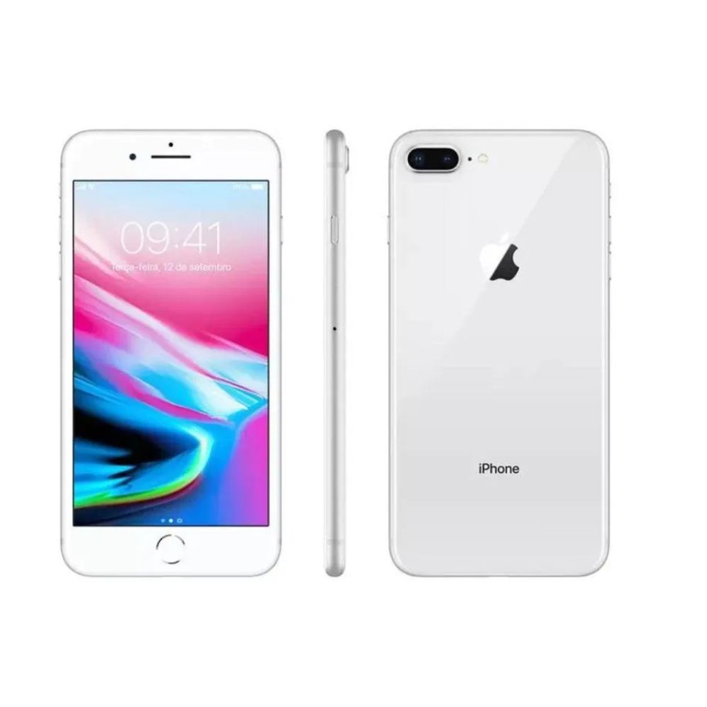 Apple iPhone 8 Plus 64GB Prata 4G iOS Seminovo image number 1